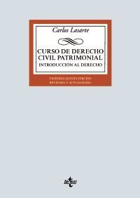 CURSO DE DERECHO CIVIL PATRIMONIAL.INTRODUCCION AL DERECHO.(25ª EDIC)2019