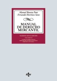 MANUAL DE DERECHO MERCANTIL