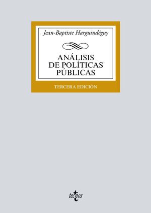 ANÁLISIS DE POLÍTICAS PÚBLICAS (3ª EDICION)