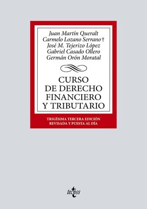 CURSO DE DERECHO FINANCIERO Y TRIBUTARIO