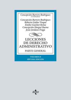 LECCIONES DE DERECHO ADMINISTRATIVO PARTE GENERAL. VOLUMEN II