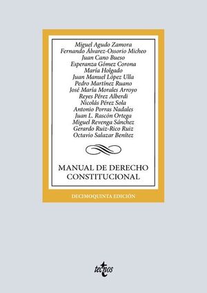 MANUAL DE DERECHO CONSTITUCIONAL (ED. 15)