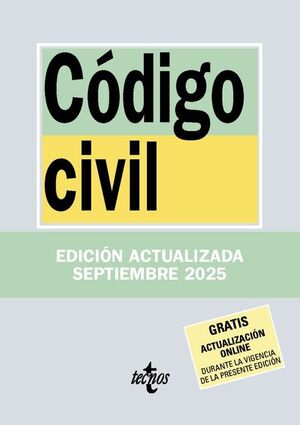 CÓDIGO CIVIL (ED. ACTUALIZADA SEPTIEMBRE 2025)