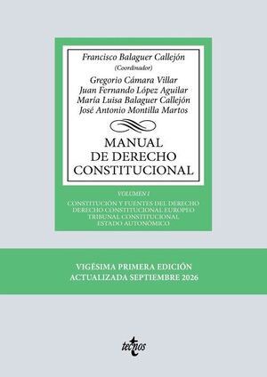 MANUAL DE DERECHO CONSTITUCIONAL T.1