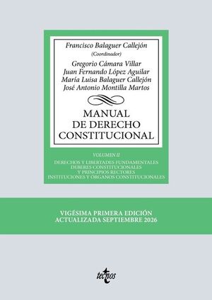 MANUAL DE DERECHO CONSTITUCIONAL T.2