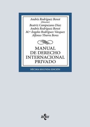 MANUAL DE DERECHO INTERNACIONAL PRIVADO 12 ED.