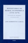 REPERTORIO DE MORAL ECONÓMICA, 1536-1670