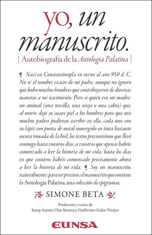 YO, UN MANUSCRITO