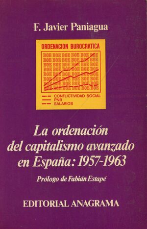 LA ORDENACIÓN DEL CAPITALISMO AVANZADO EN ESPAÑA