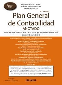 PLAN GENERAL DE CONTABILIDAD ANOTADO.6ª EDIC. (2019)