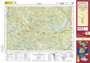 MAPA TOPOGRÁFICO1:50.000 HOJA Nº 265, LAZA