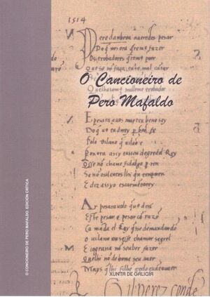 CANCIONEIRO DE PERO MAFALDO, O. EDICION CRITICA