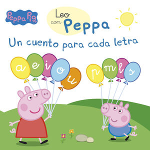 LEO CON PEPPA PIG 1-2 - UN CUENTO PARA CADA LETRA: A, E, I, O, U, P, M, L, S