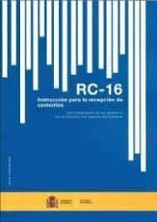 RC-16. INSTRUCCION RECEPCION CEMENTOS (2ª ED.2018)