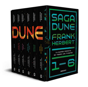 ESTUCHE DUNE  EL MESÍAS DE DUNE  HIJOS DE DUNE  DIOS EMPERADOR. SAGA DUNE 1-6.