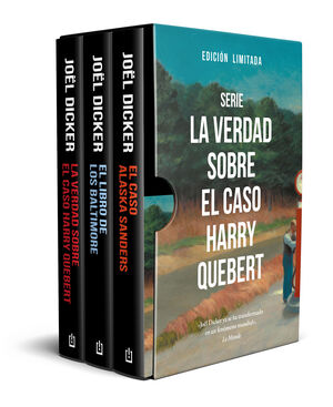 ESTUCHE DICKER. LA VERDAD SOBRE EL CASO HARRY QUEBERT  EL LIBRO DE LOS BALTIMORE  EL CASO ALASKA SANDERS