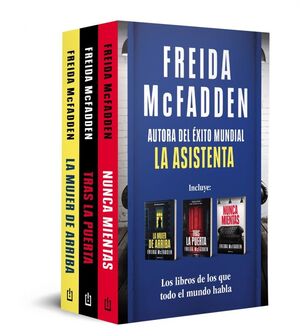 PACK FREIDA MCFADDEN:LA MUJER DE ARRIBA / TRAS LA PUERTA / NUNCA MIENTAS