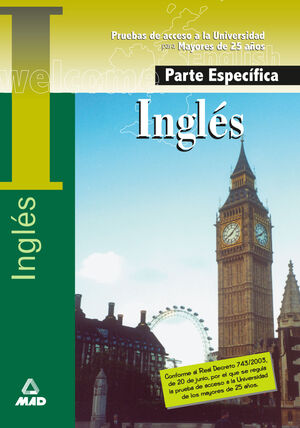 INGLES MAYORES 25   PARTE ESPECIFICA