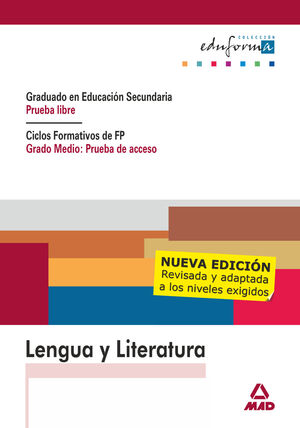 LENGUA Y LITERATURA, GRADUADO EN EDUCACIÓN SECUNDARIA, PRUEBA LIBRE, C
