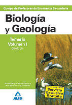 TEMARIO VOLUMEN I  BIOLOGIA Y GEOLOGIA SECUNDARIA