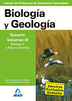 TEMARIO III BIOLOGIA Y GEOLOGIA ESO