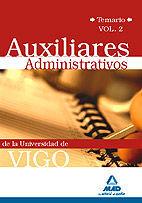 TEMAERIO II AUXILIARES ADMINISTRATIVOS DE LA UNIVERSIDAD DE VIGO