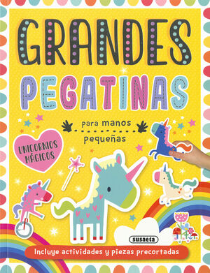 UNICORNIOS. GRANDES PEGATINAS PARA MANOS PEQUEÑAS