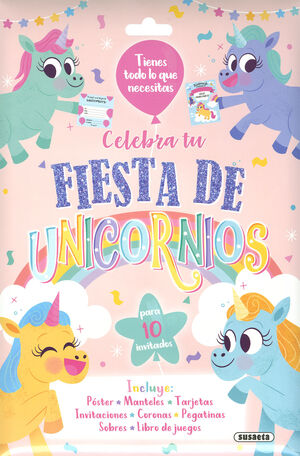 CELEBRA TU FIESTA DE UNICORNIOS PARA 10 INVITADOS