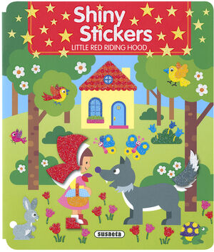 LITTLE RED RIDING HOOD. SHINY STICKERS