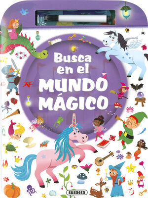 BUSCA EN EL MUNDO MÁGICO + ROTULADOR