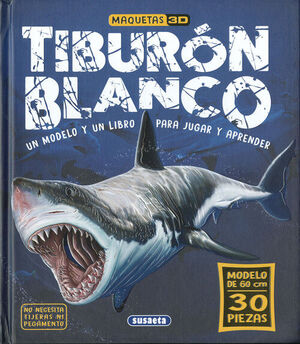 TIBURON BLANCO. MAQUETA 3D