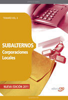 SUBALTERNOS DE CORPORACIONES LOCALES. TEMARIO VOL. II.