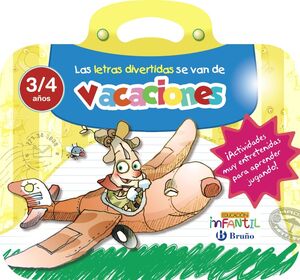 VACACIONES LETRAS DIVERTIDAS 3-4 AÑOS