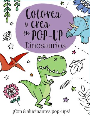 COLOREA Y CREA POP-UP DINOSAURIOS