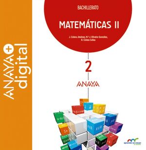 MATEMÁTICAS II. BACHILLERATO. ANAYA + DIGITAL.