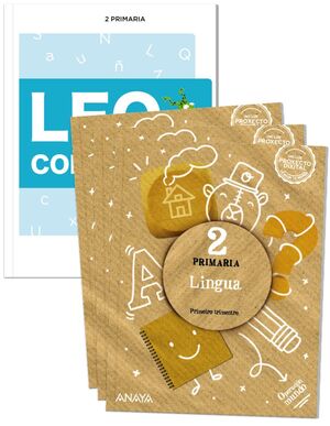 LINGUA 2.º PRIMARIA + LEO E COMPRENDO 2022.