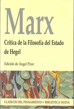 CRÍTICA DE LA FILOSOFÍA DEL ESTADO DE HEGEL