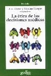 LA ÉTICA DE LAS DECISIONES MÉDICAS