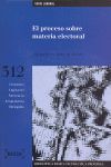 EL PROCESO SOBRE MATERIA ELECTORAL