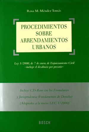 PROCEDIMIENTOS SOBRE ARRENDAMIENTOS URBANOS