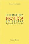 LITERATURA ERÓTICA EN ESPAÑA