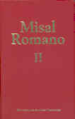 MISAL ROMANO II,  PASCUA-ADVIENTO