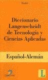 DICCIONARIO LANGENSCHEIDT DE TECNOLOGÍA Y CIENCIAS APLICADAS