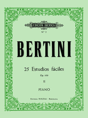 25 ESTUDIOS FÁCILES OP.100 TOMO II