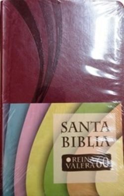 BIBLIA TRADUCCIÓN REINA-VALERA 1960, IMITACIÓN PIEL, CONCORDANCIA, LETRA MEDIANA GRANATE