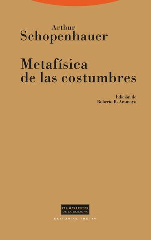 METAFÍSICA DE LAS COSTUMBRES