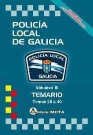 TEMARIO VOL III POLICIA LOCAL DE GALICIA