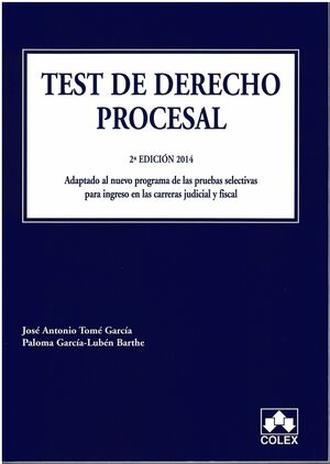 TEST DE DERECHO PROCESAL