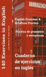 CUADERNO DE EJERCICIOS EN INGLÉS, PRÁCTICA DE GRAMÁTICA Y ESTRUCTURAS