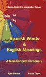 SPANISH WORDS AND ENGLISH MEANINGS